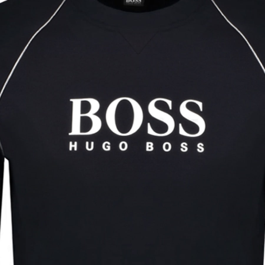 Alternative Image for ProductBOSS Bodywear Logo Sweatshirt Navy3